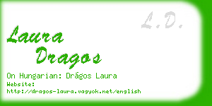 laura dragos business card