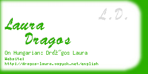 laura dragos business card